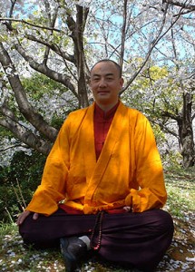 Tibetan Buddhist Anyen Rinpoche to Visit Rhode Island - Providence Holistic Counseling Services- Anyen Rinpoche sitting