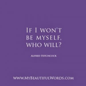 Providence Life Coach Dating Success Series - Be You - Alfred Hitchcock - Myself