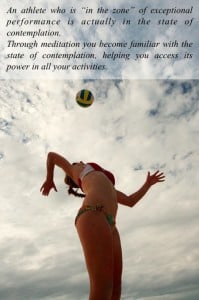 Sports, Yoga and Meditation Together - Providence Holistic Counseling Servicesvolleyball spiking meditation quote