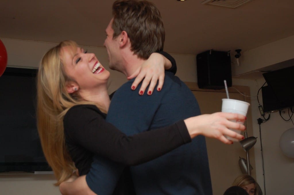 7 Things Happy Couples Practice - Re Providence life coaching and Reiki counseling - Happy couple dancing hug and smile