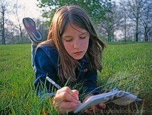 6 Words You Should Say Today - Providence Holistic Counseling Services - Teenager writing in Park