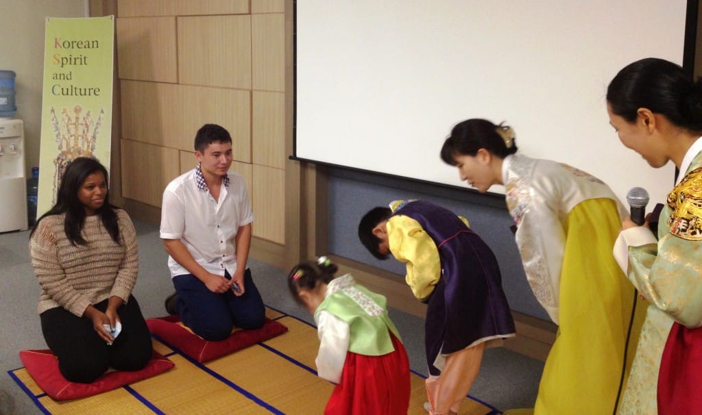Bowing: An Energetic Transaction - Providence Holistic Counseling Services - Koreans bowing together