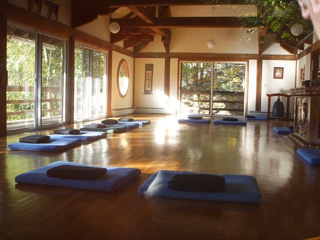 Silent Retreat - Providence Holistic Counseling Services - DIAMOND-HILL zen Monastery Dharma Room view