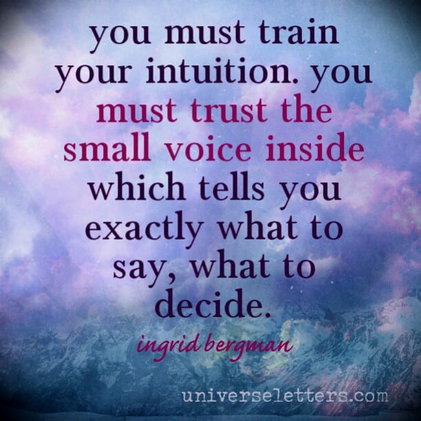 How To Listen to Your Intuition - Providence Life Caching and Reiki Counseling - train intuition Ingrid bergman